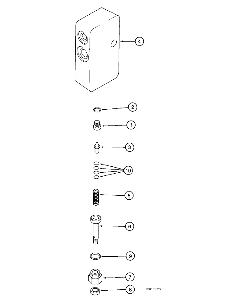 Схема запчастей Case IH 2188 - (6-18) - FOOT-N-INCH VALVE (03) - POWER TRAIN