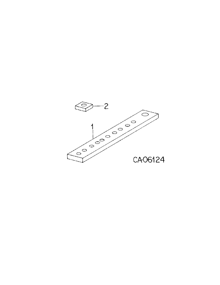 Схема запчастей Case IH 830 - (A-54) - SWING DRAWBAR EQUALIZER HITCH PARTS ACCESSORY 