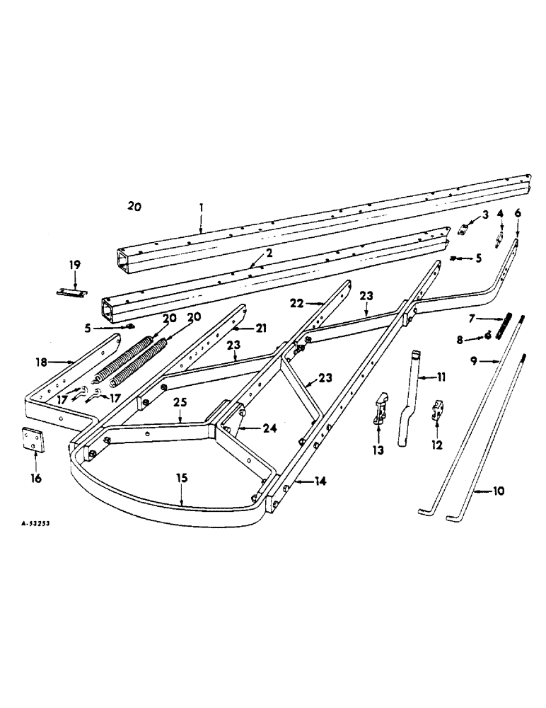 Схема запчастей Case IH 70L - (F-02) - FRAME 