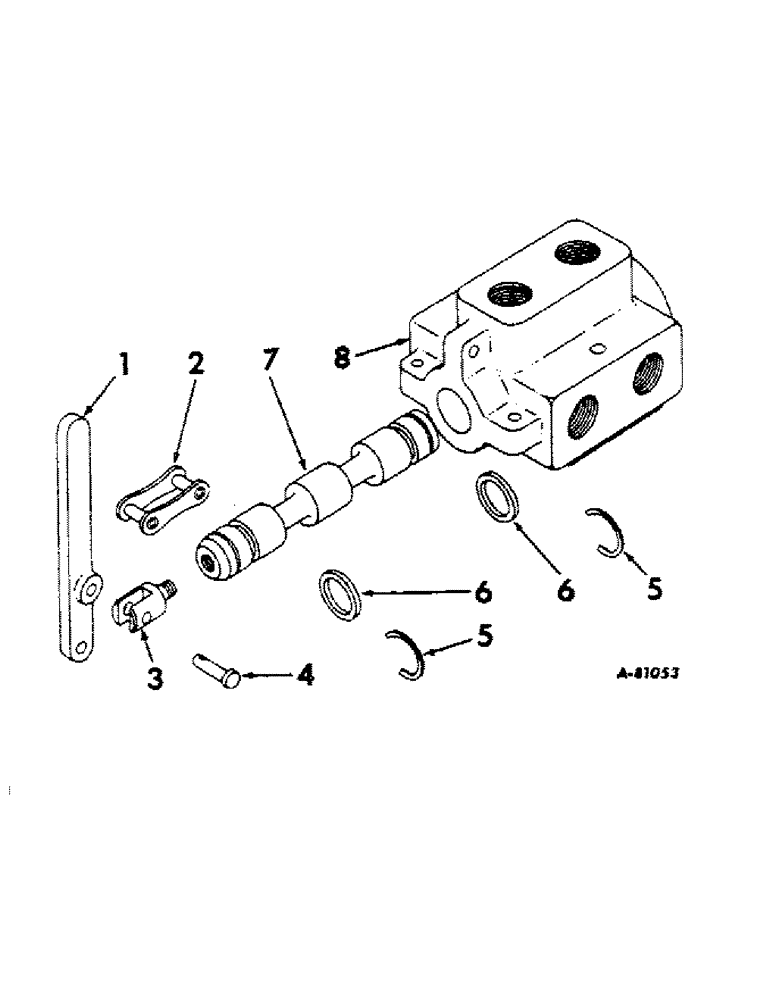 Схема запчастей Case IH 110 - (C-26) - DOUBLE SELECTOR VALVE 