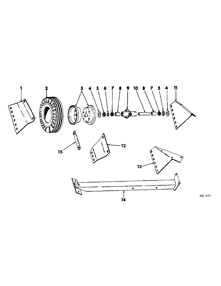 Схема запчастей Case IH 201 - (A-094) - GAUGE WHEEL, CANVAS AND AUGER PLATFORM, NOT PEA BAR PLATFORM (58) - ATTACHMENTS/HEADERS