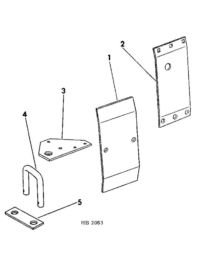 Схема запчастей Case IH 150 - (29) - BUMPER PLATE ATTACHMENT FOR 10 X 8 AND 20 X 8 DRILLS 