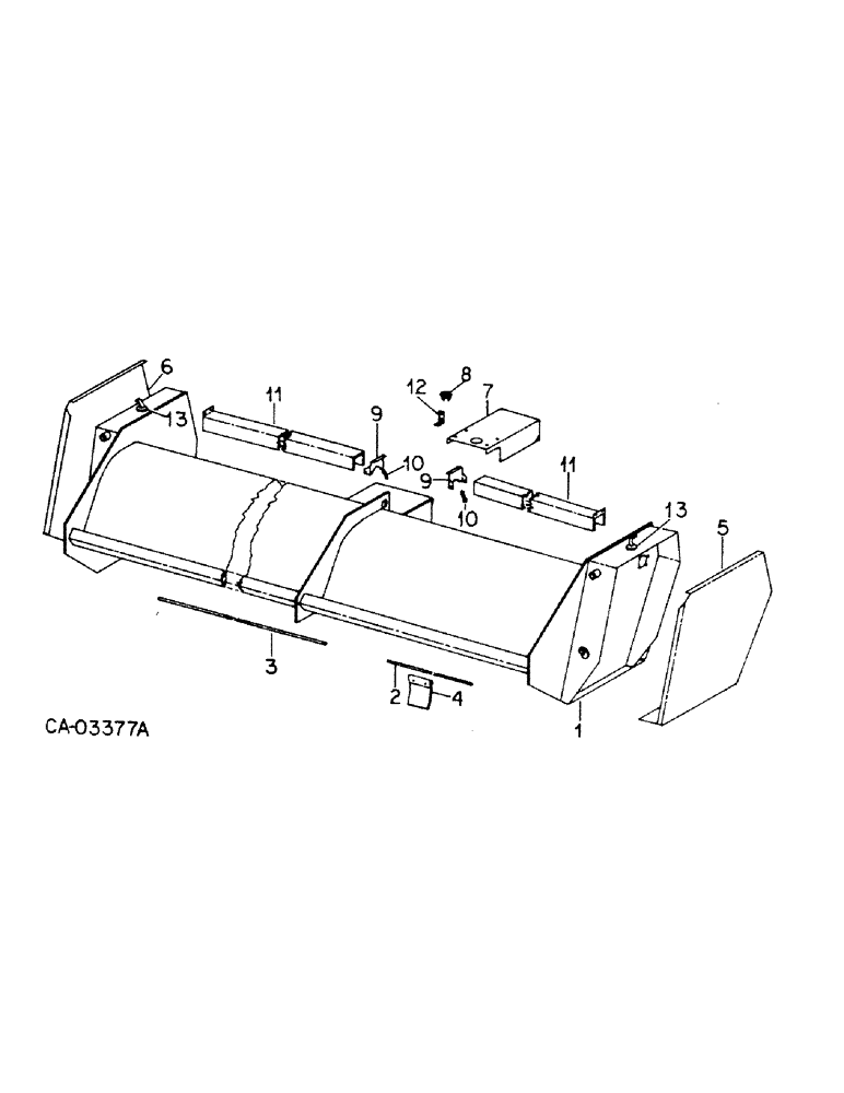 Схема запчастей Case IH 50 - (C-03) - SHREDDER HOUSING AND CONNECTIONS 