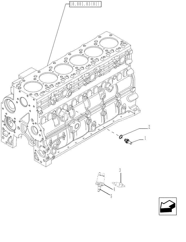 Схема запчастей Case IH P140 - (55.414.01) - MOTOR SENSORS (55) - ELECTRICAL SYSTEMS