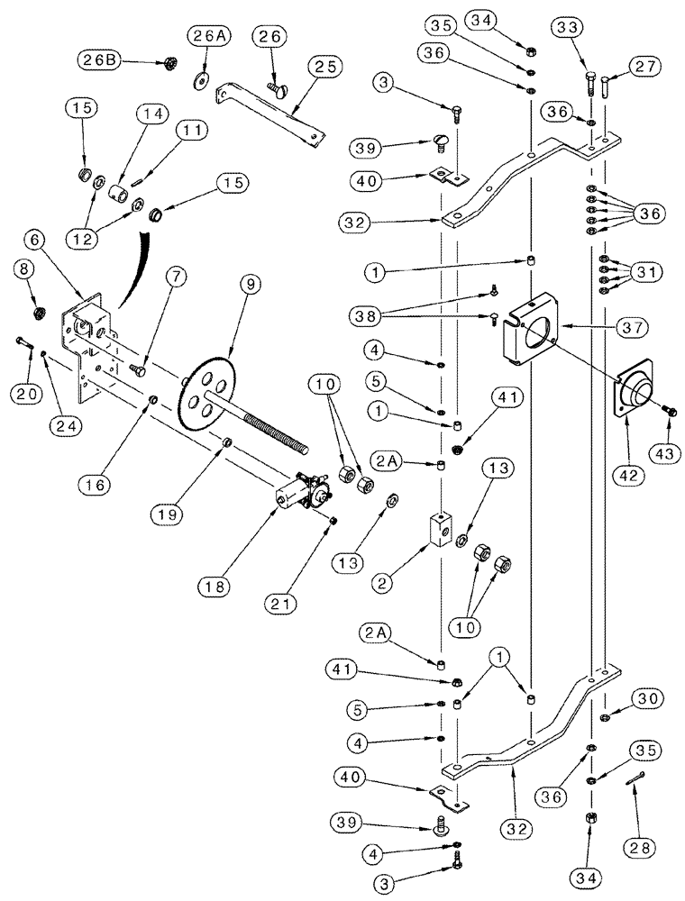 Схема запчастей Case IH 2388 - (09C-07) - CLEANING FAN - DRIVE SPEED CONTROL (15) - BEATER & CLEANING FANS