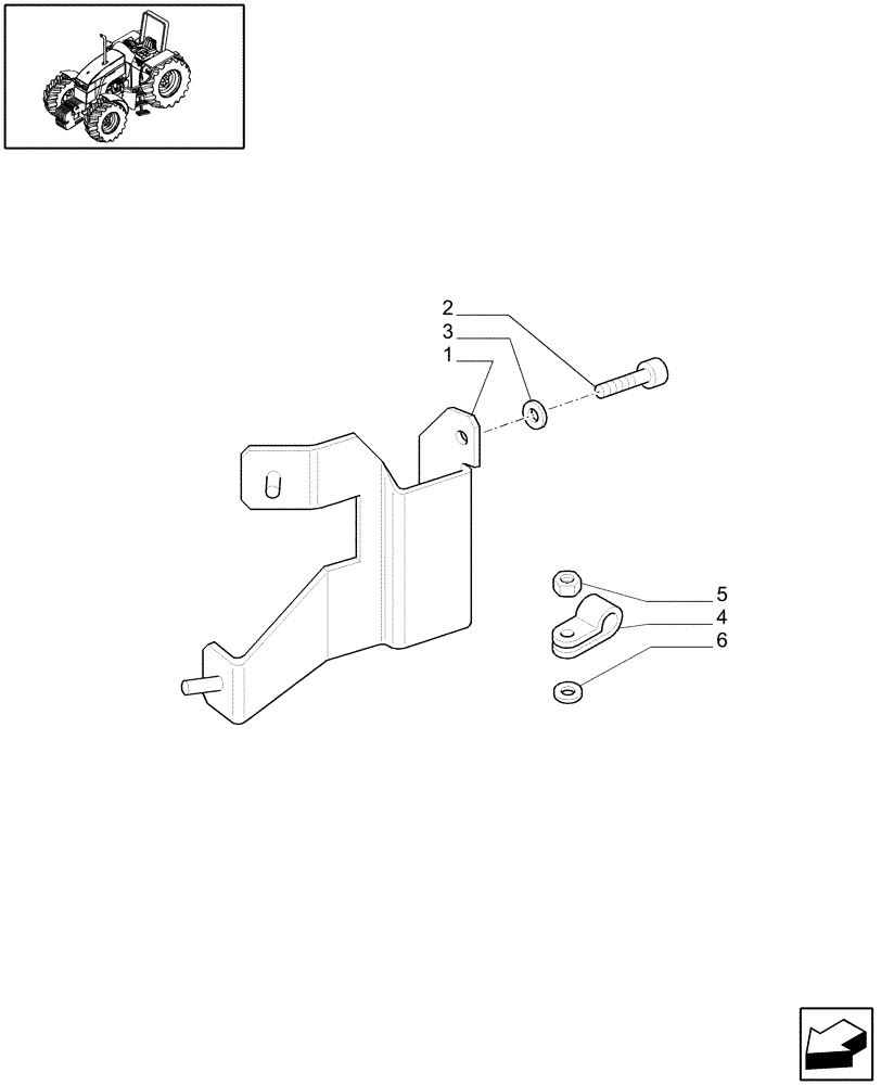 Схема запчастей Case IH MXU110 - (1.75.4[09]) - BRACKET ELECTRONIC CONTROL UNIT & RELATED PARTS - L/CAB (06) - ELECTRICAL SYSTEMS