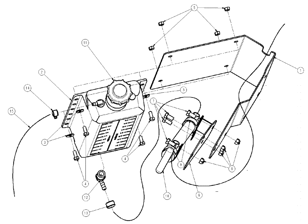 Схема запчастей Case IH SPX4410 - (11-035) - FOAMER STATION GROUP Options