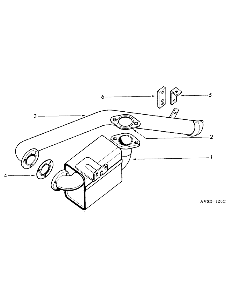 Схема запчастей Case IH FU-267D - (083) - SILENCER (MUFFLER) (02) - ENGINE