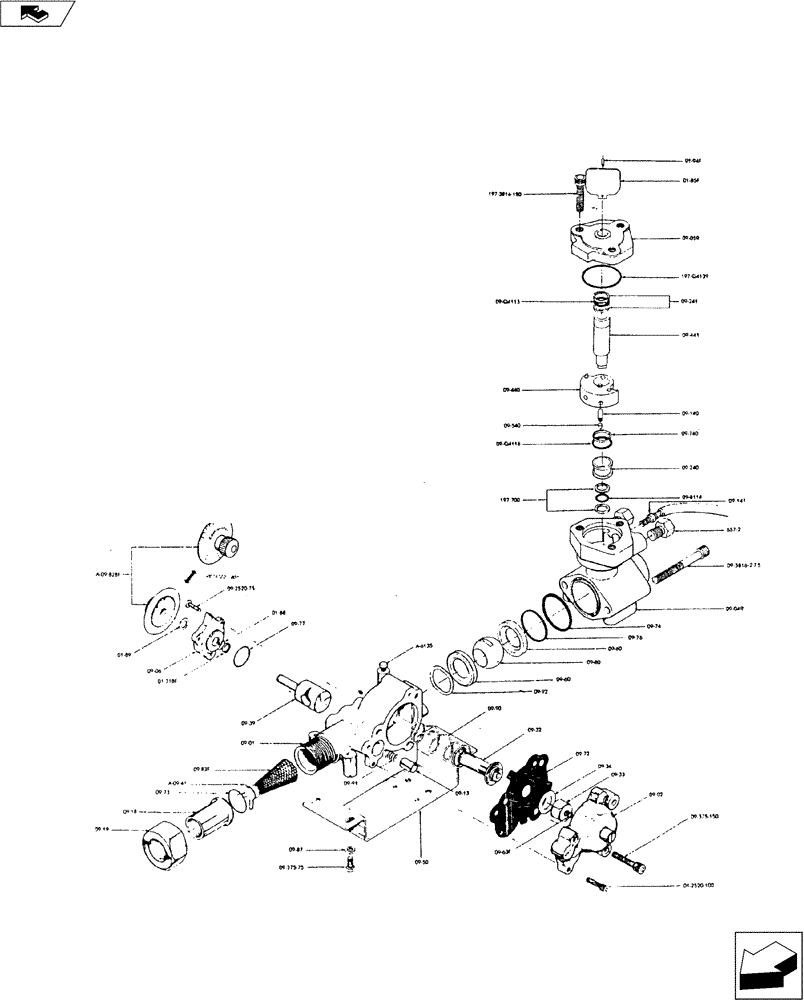 Схема запчастей Case IH 3200 - (35.106.02) - B-9500 REGULATOR PARTS LIST (35) - HYDRAULIC SYSTEMS
