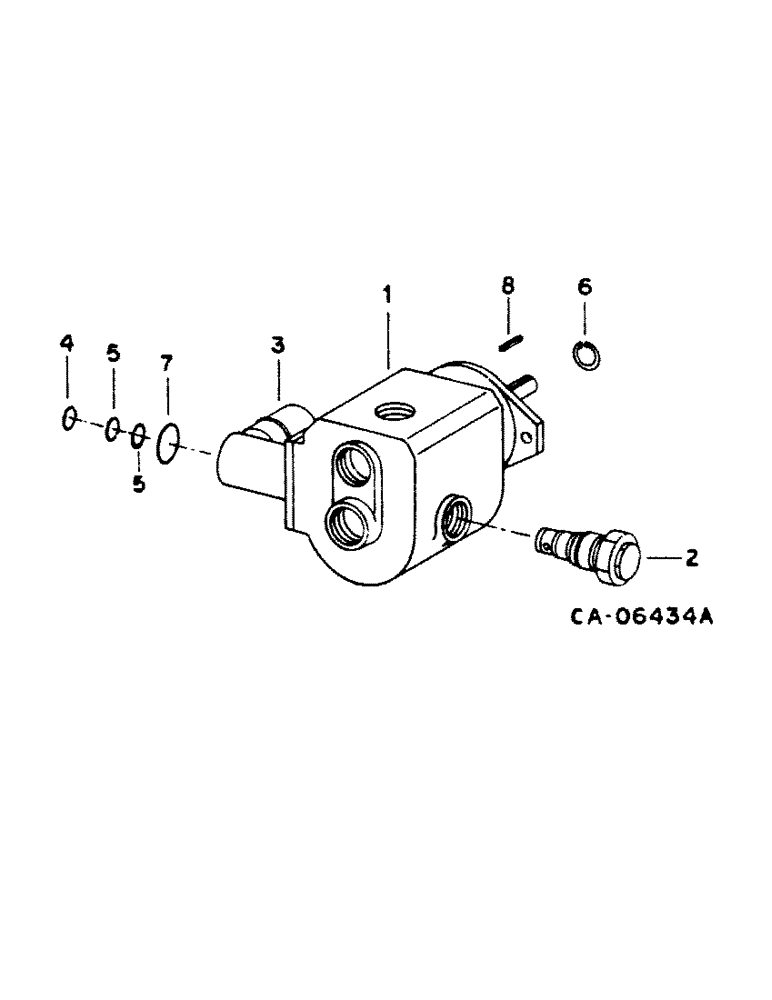 Схема запчастей Case IH 1440 - (10-57) - HYDRAULICS, REEL DRIVE PUMP, ROSS, S/N 20001 THRU 50000 (07) - HYDRAULICS