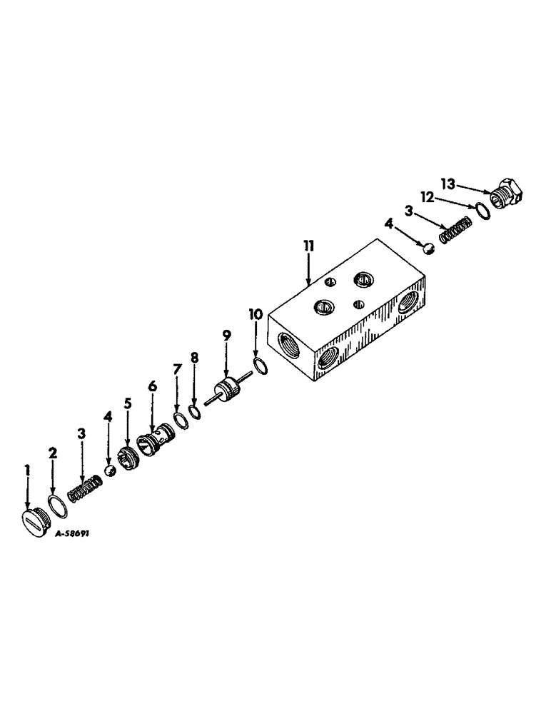 Схема запчастей Case IH 21026 - (10-36) - HYDRAULICS, DOUBLE ACTING CHECK VALVE (07) - HYDRAULICS