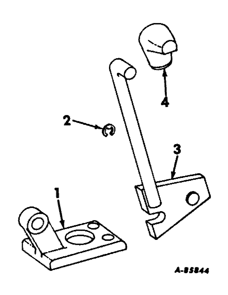 Схема запчастей Case IH 4100 - (H-14) - CONTROLS, AUXILIARY VALVE HANDLE AND CONNECTIONS Controls