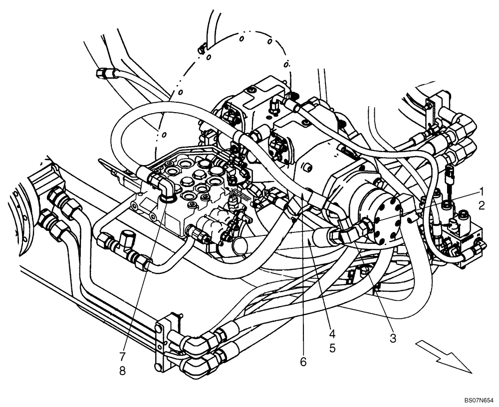 Схема запчастей Case IH 440CT - (06-29) - HYDROSTATICS - RESONATOR (440CT EUROPE) (06) - POWER TRAIN