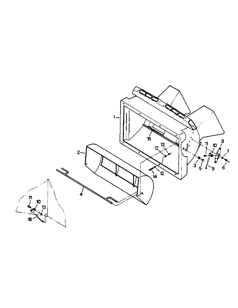 Схема запчастей Case IH 9130 - (03-06) - AIR CONDITIONER AND HEATER PLENUM (03) - Climate Control