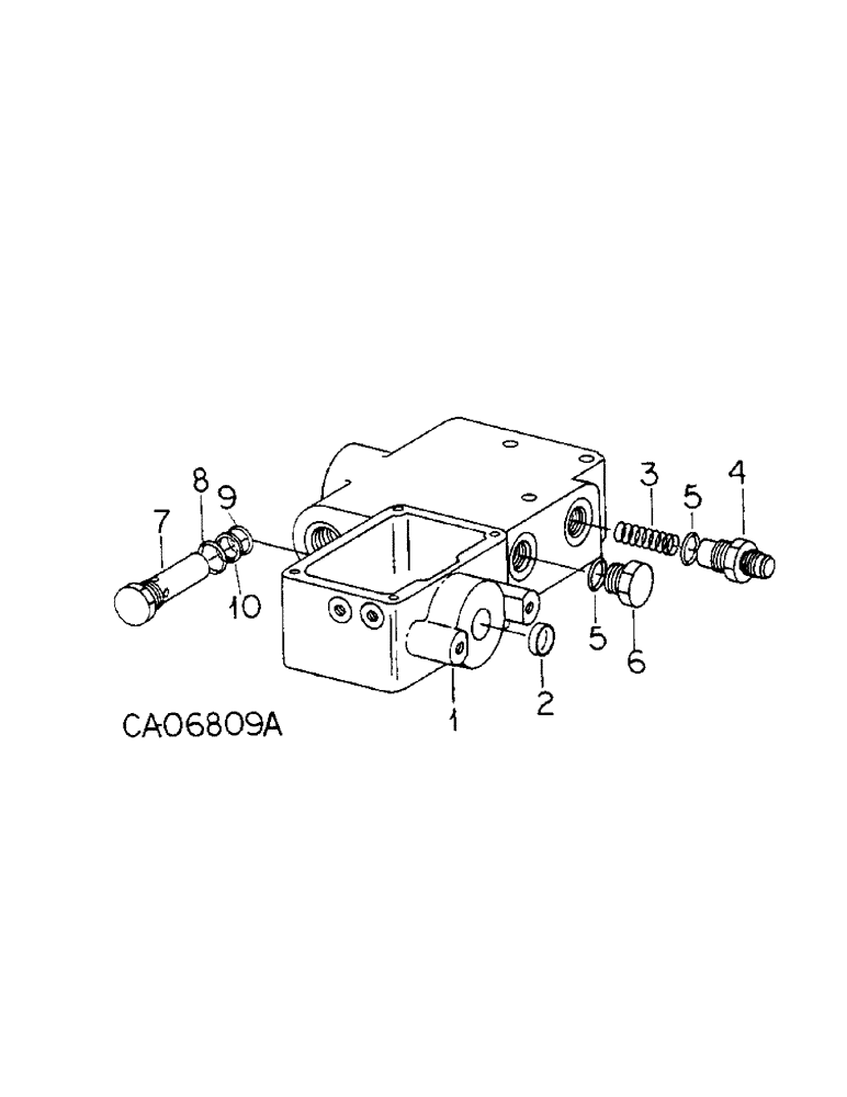 Схема запчастей Case IH 3788 - (10-20) - HYDRAULICS, PRIORITY VALVE ASSY, BASIC, TRACTORS WITHOUT DRAFT CONTROL (07) - HYDRAULICS