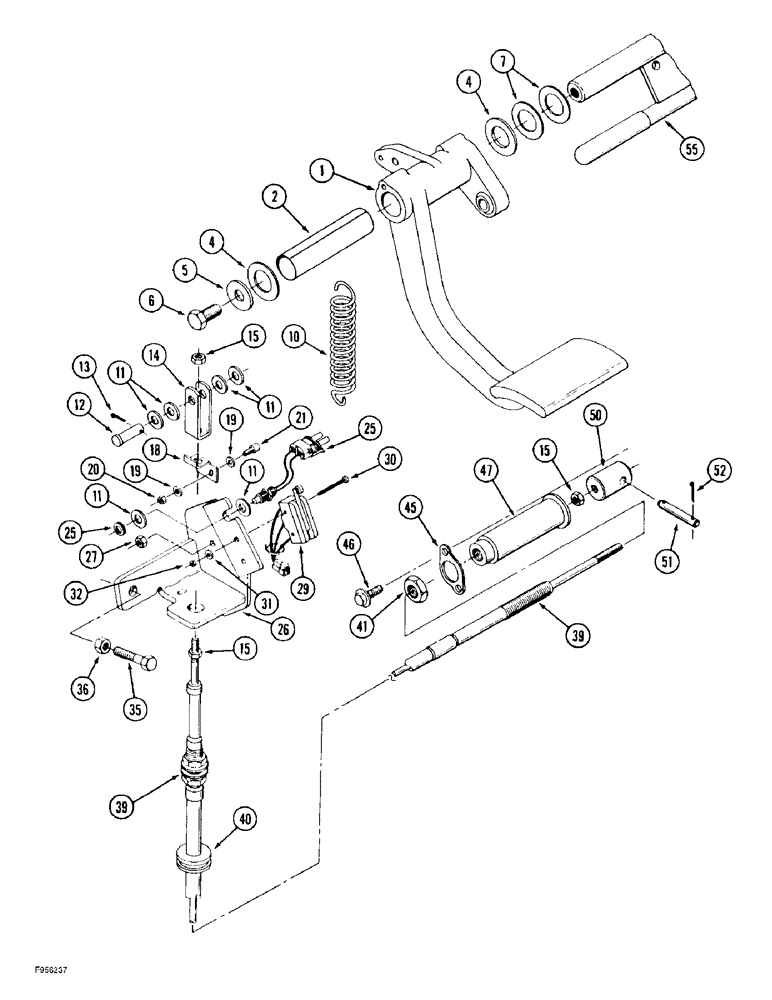 Схема запчастей Case IH 9310 - (6-040) - TRANSMISSION CLUTCH CONTROL (06) - POWER TRAIN