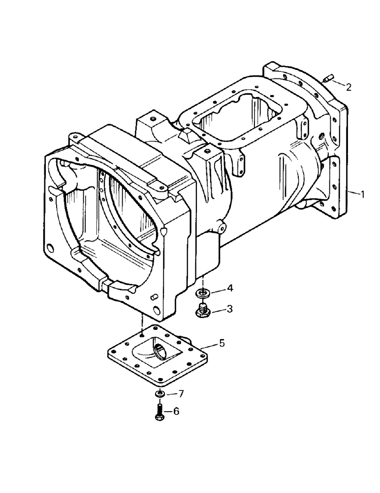 Схема запчастей Case IH CR-1225 - (04-18) - TRANSMISSION HOUSING (04) - Drive Train