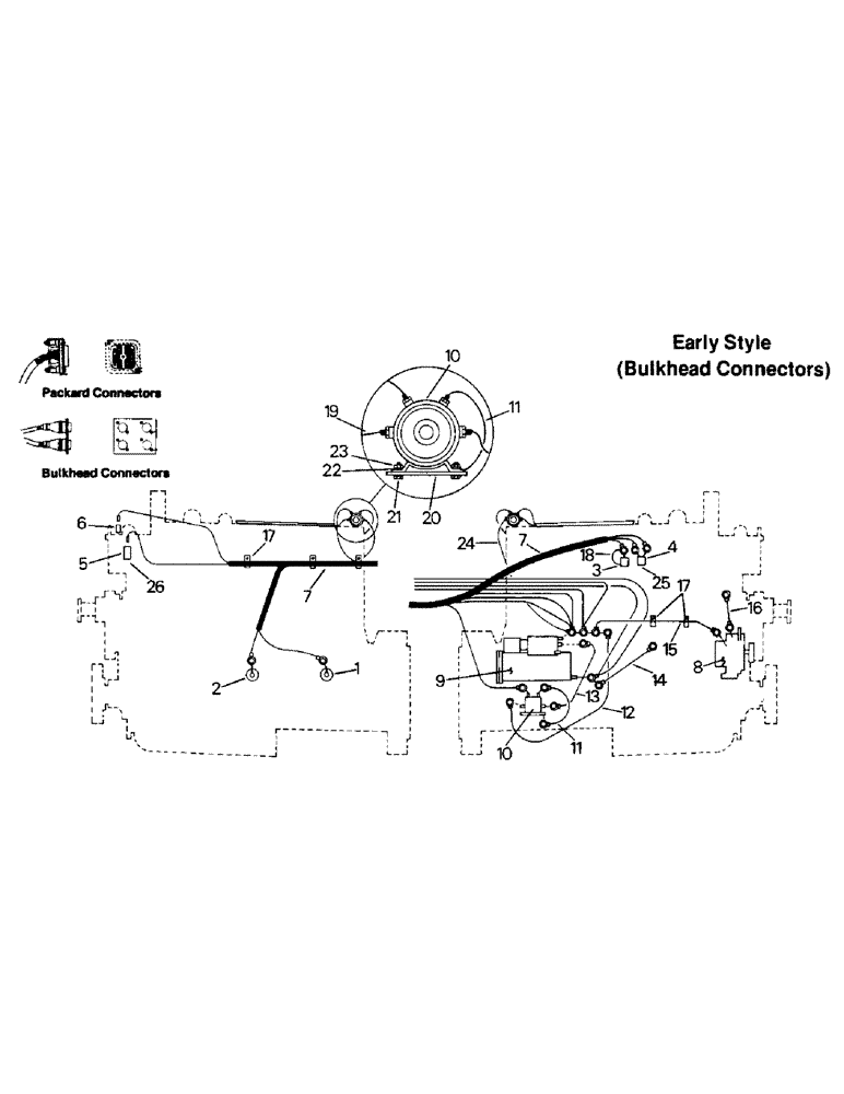 Схема запчастей Case IH ST220 - (02-03) - ENGINE ELECTRICAL, CAT 3306, EARLY (06) - ELECTRICAL