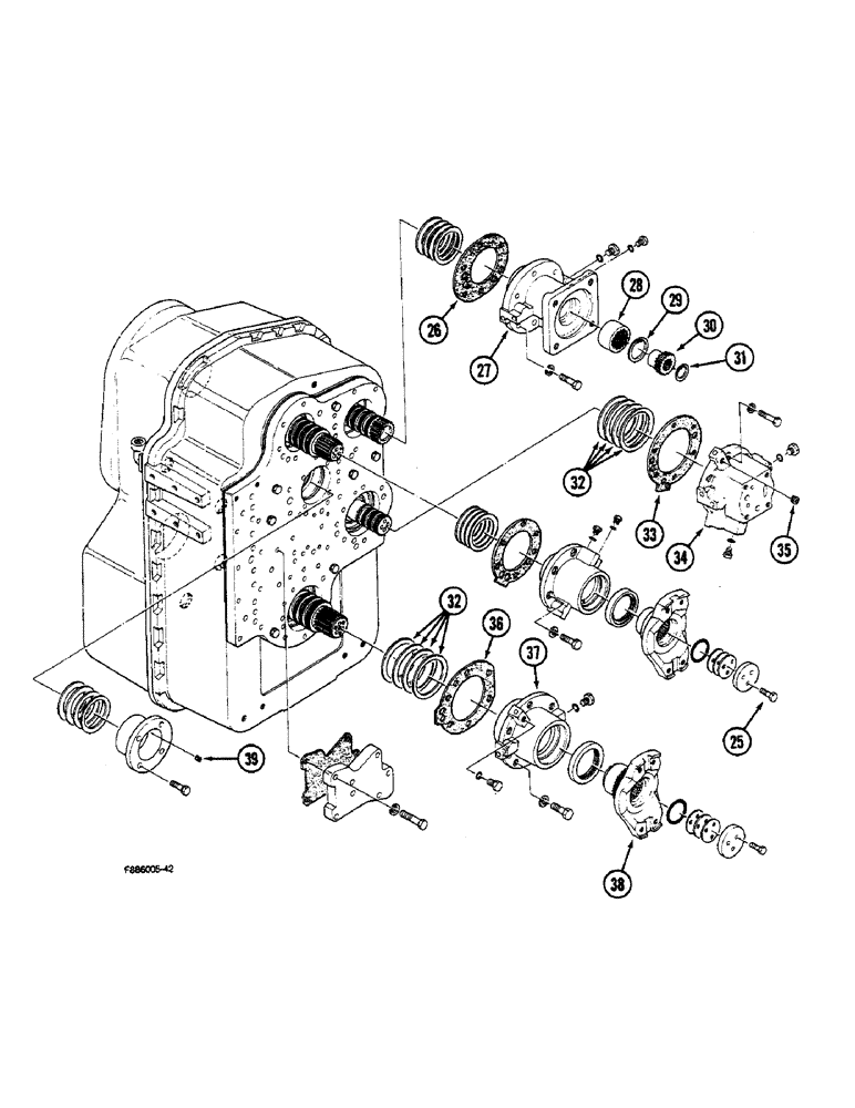 Схема запчастей Case IH STEIGER - (6-10) - TRANSMISSION (06) - POWER TRAIN