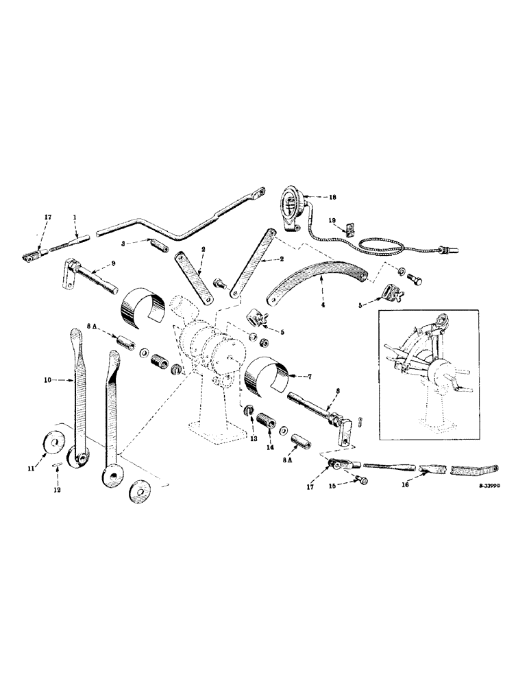 Схема запчастей Case IH 200 - (233) - HYDRAULIC SYSTEM, TOUCH-CONTROL SYSTEM, FARMALL 200 TRACTORS, CONTROL LEVERS AND SUPPORTS (07) - HYDRAULIC SYSTEM