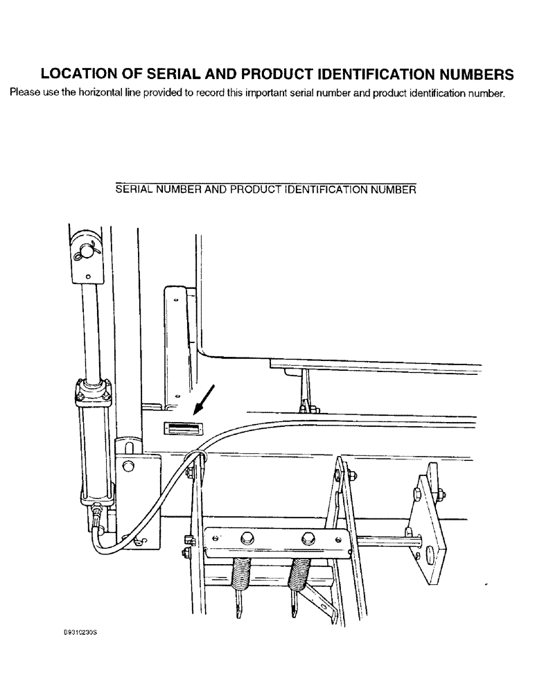 Схема запчастей Case IH 955 - (1-2) - LOCATION OF SERIAL AND PRODUCT IDENTIFICATION NUMBERS (00) - PICTORIAL INDEX