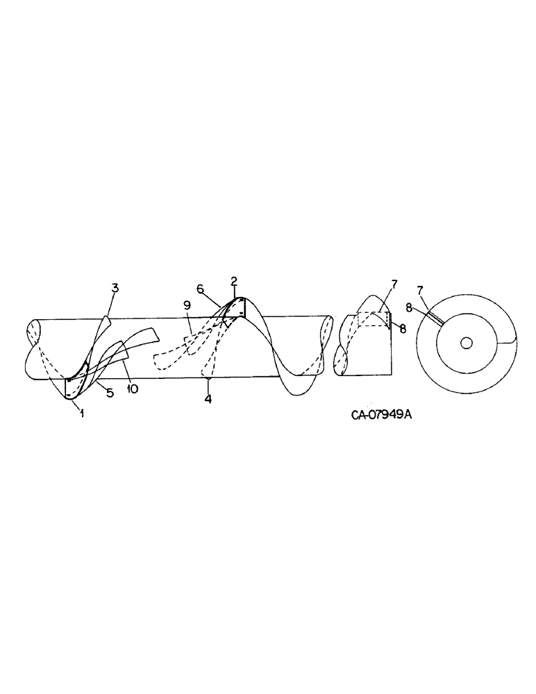 Схема запчастей Case IH 820 - (D-20) - AUGER, AUGER EXTENSIONS, STANDARD (58) - ATTACHMENTS/HEADERS