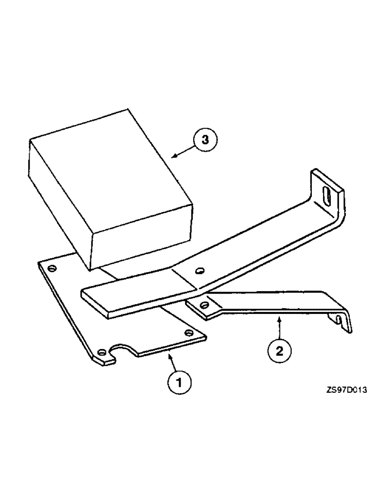 Схема запчастей Case IH 2200 - (6-34) - VALVE MOUNTING AND SUPPORT, FOR USE WITH EXTERNAL LOADER CONTROL VALVE 