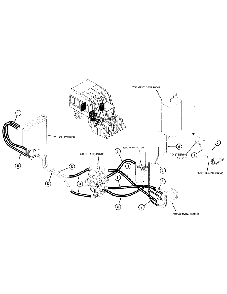 Схема запчастей Case IH 1822 - (1-12) - PICTORIAL INDEX PROPULSION SYSTEM (00) - PICTORIAL INDEX