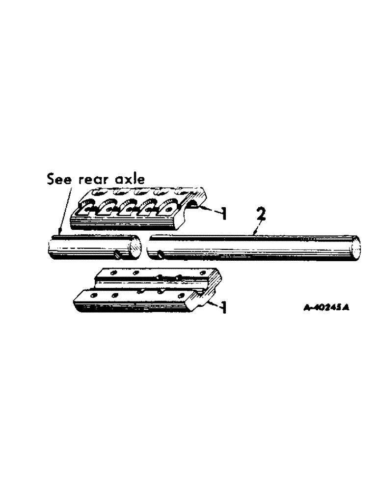 Схема запчастей Case IH 460 - (139) - REAR AXLE, REAR AXLE EXTENSION, FOR FARMALL 460 SERIES TRACTORS EXCEPT HI-CLEAR MODELS (05) - REAR AXLE