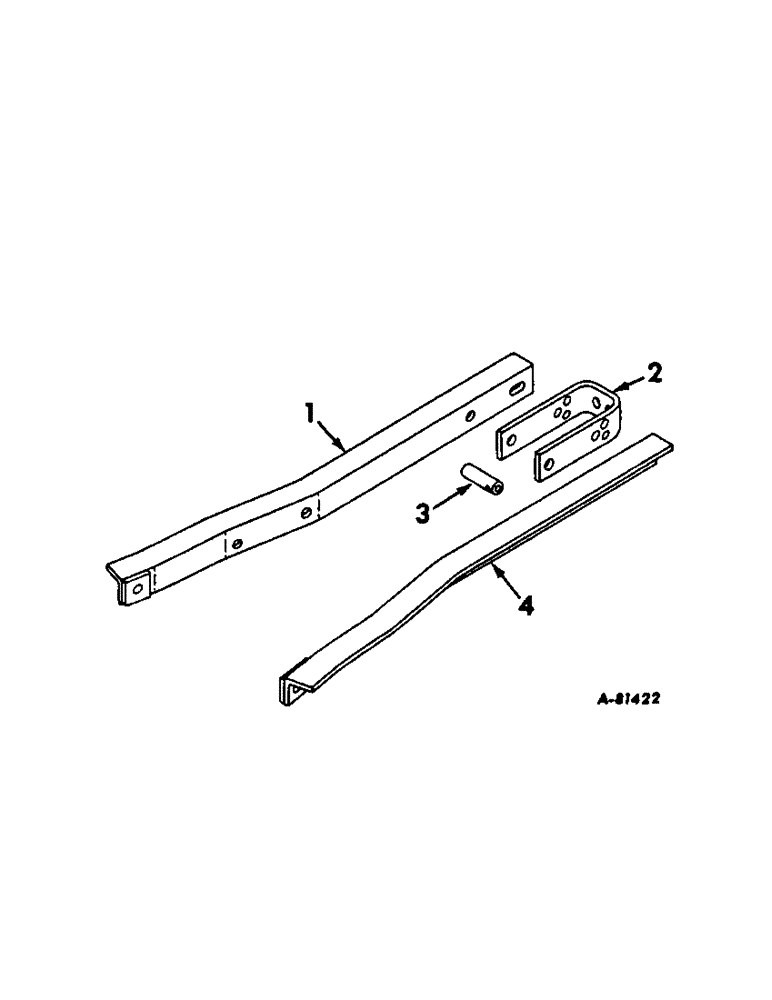 Схема запчастей Case IH 466 - (J-29) - HITCH EXTENSION ATTACHMENT 