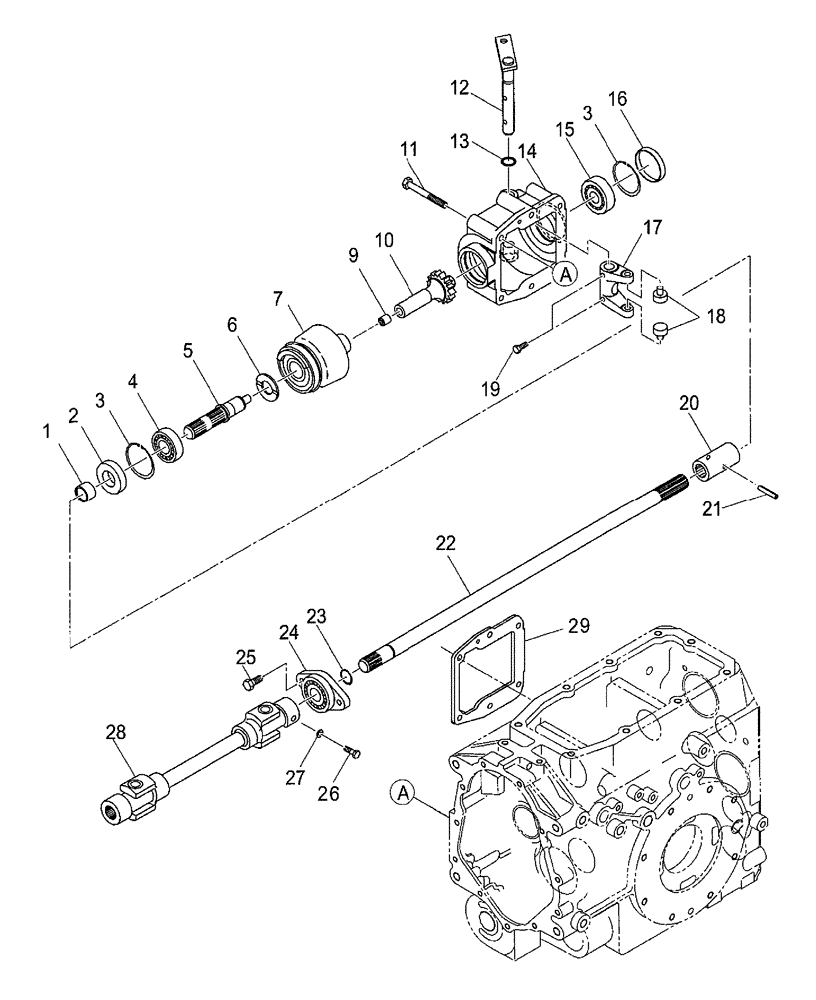 Схема запчастей Case IH DX25E - (03.02) - CLUTCH, AUTOMATIC (03) - TRANSMISSION