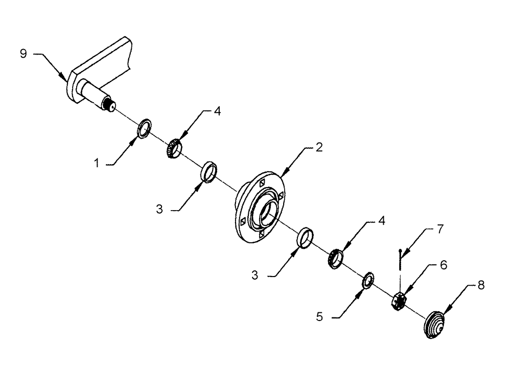 Схема запчастей Case IH ATX - (10-14) - SWING ARM ASSEMBLY - CLYMER COULTER (09) - CHASSIS/ATTACHMENTS