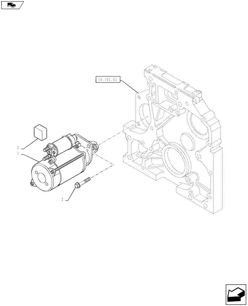 Схема запчастей Case IH PUMA 160 - (55.201.01) - STARTER MOTOR (55) - ELECTRICAL SYSTEMS