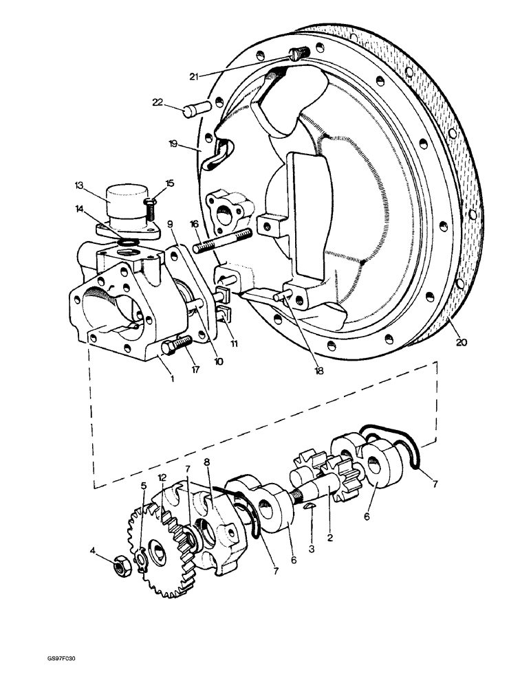 Схема запчастей Case IH 885 - (8-18) - HYDRAULIC PUMP (08) - HYDRAULICS