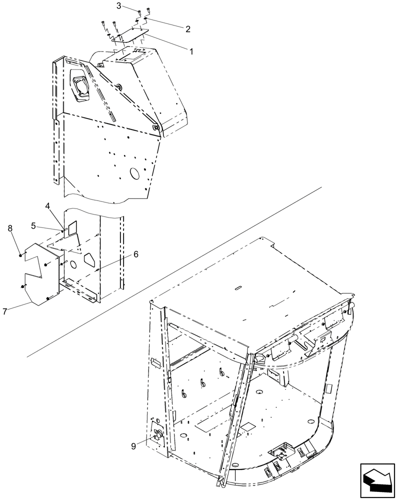 Схема запчастей Case IH 7130 - (88.250.02) - NON-YIELD MONITOR ELEVATOR COMPLETING (88) - ACCESSORIES