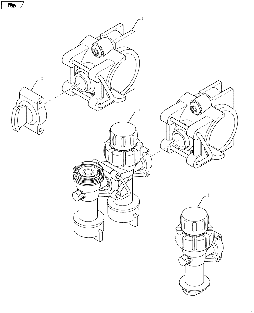 Схема запчастей Case IH 3230 - (75.130.23) - NOZZLE, 20-30, COMBO, 120 (75) - SOIL PREPARATION