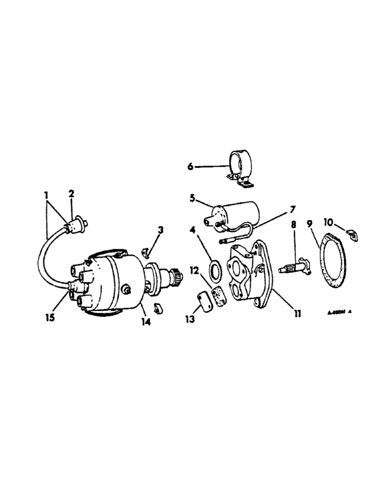 Схема запчастей Case IH C-123 - (B-24) - BATTERY IGNITION UNIT 