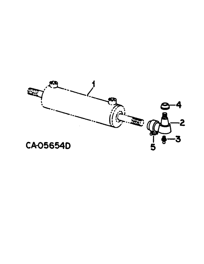 Схема запчастей Case IH 1480 - (10-42[1]) - STEERING CYLINDER (07) - HYDRAULICS