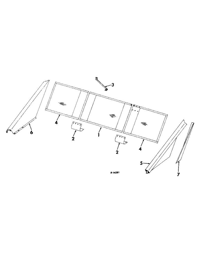 Схема запчастей Case IH 328N - (C-23) - GATHERER EXTENSION ATTACHMENT (58) - ATTACHMENTS/HEADERS