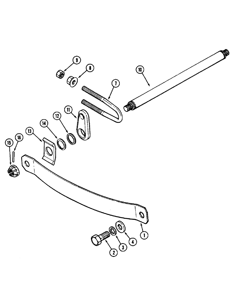 Схема запчастей Case IH 3294 - (9-360) - HITCH SPRINGS AND SHAFT (09) - CHASSIS/ATTACHMENTS