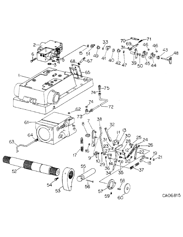 Схема запчастей Case IH 3388 - (10-21) - HYDRAULICS, HYDRAULIC DRAFT CONTROL (07) - HYDRAULICS