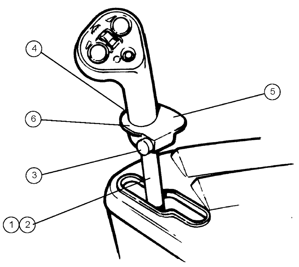 Схема запчастей Case IH SPX3320 - (01-042) - LEVER SUB ASSEMBLY PROPEL CONTROL Cab Interior