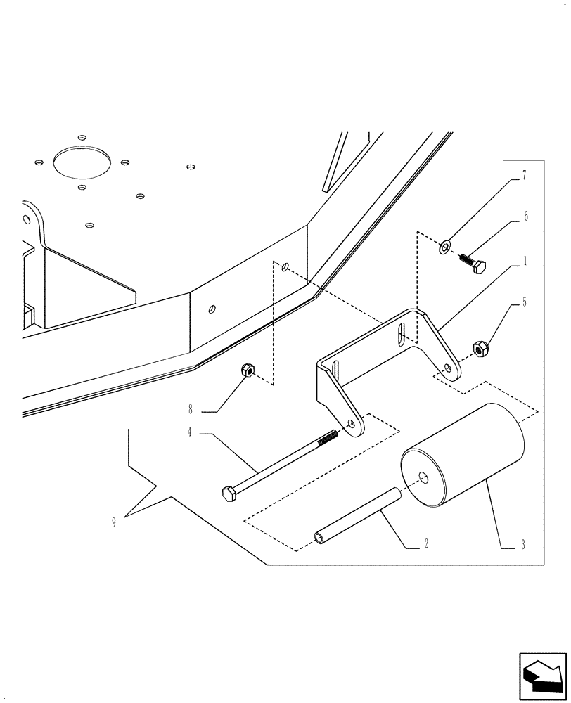 Схема запчастей Case IH 717675056 - (056) - ANTI-SCALP KIT 