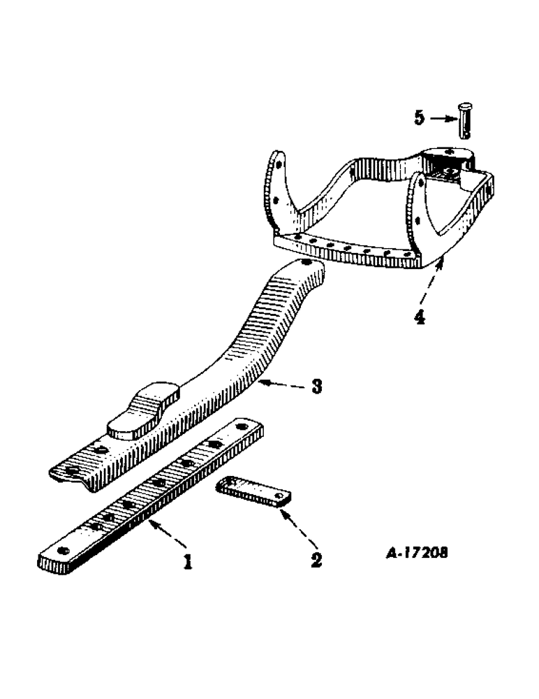 Схема запчастей Case IH 240 - (218) - CHASSIS, SWINGING DRAWBAR, FOR TRACTORS NOT EQUIPPED WITH FAST-HITCH (12) - CHASSIS