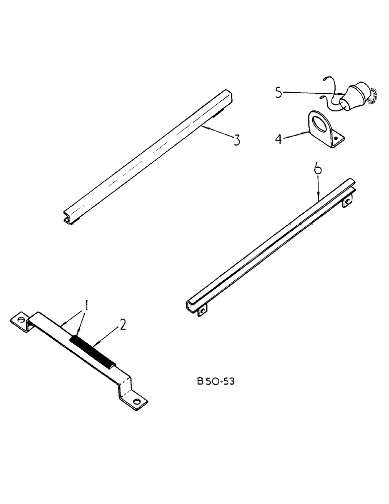 Схема запчастей Case IH 785 - (08-033) - FENDER CONDUIT AND 2-PIN SOCKET, MACHINES NOT FITTED W/CAB (06) - ELECTRICAL