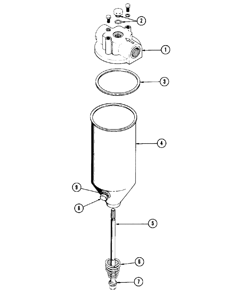 Схема запчастей Case IH 960 - (18) - FILTER ASSEMBLY (29) - HYDROSTATIC DRIVE