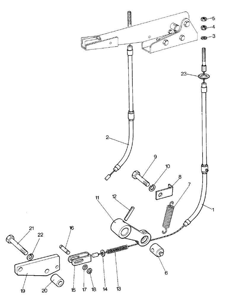 Схема запчастей Case IH 1690 - (J02-1) - HAND BRAKE LINKAGE (5.1) - BRAKES