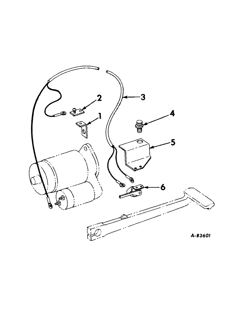 Схема запчастей Case IH 2424 - (079) - ELECTRICAL SYSTEM, SAFETY STARTING SWITCH (06) - ELECTRICAL SYSTEMS