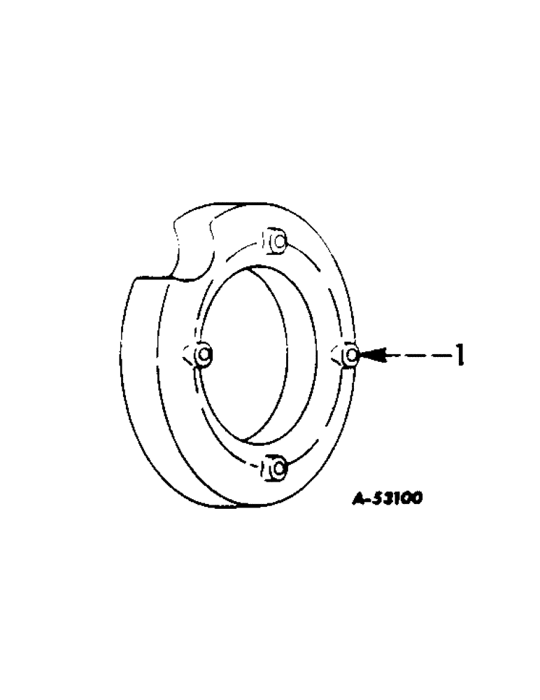 Схема запчастей Case IH 460 - (151) - WHEELS, FRONT WHEEL WEIGHTS (11) - WHEELS