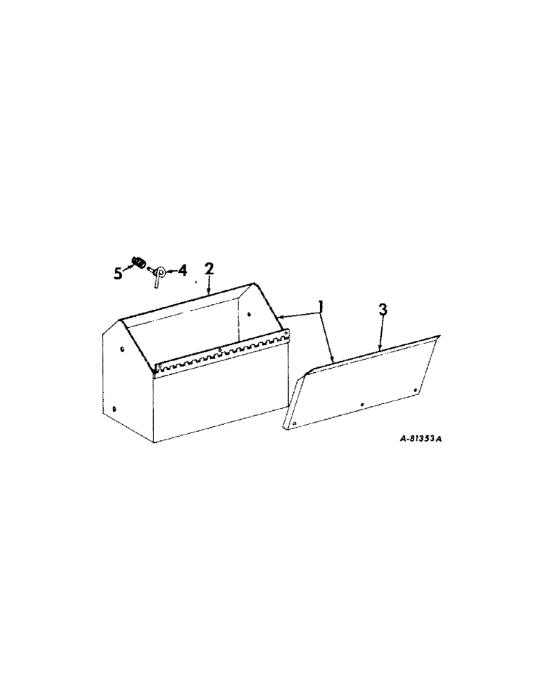 Схема запчастей Case IH 424 - (163) - MISCELLANEOUS EQUIPMENT, TOOL BOX Miscellaneous Equipment